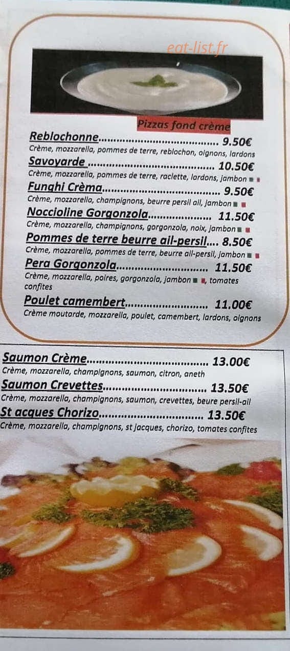 La Pizza Nostra — carte page 2