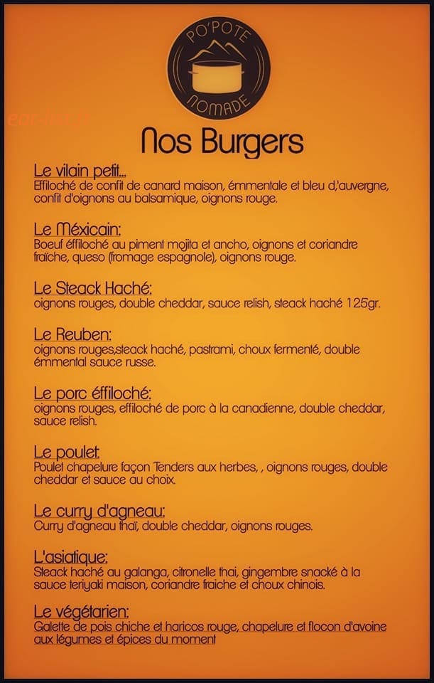 La po’pote nomade — carte page 1