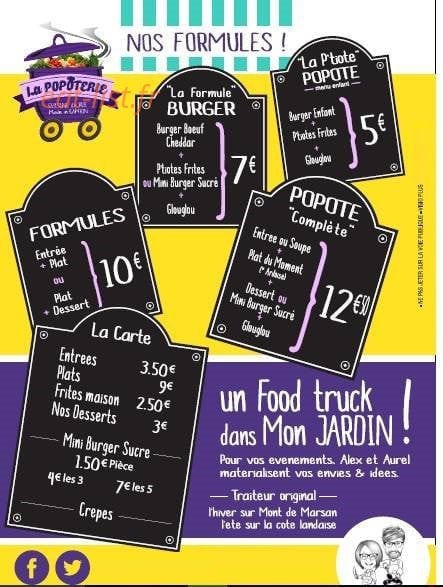 La popoterie — carte page 1