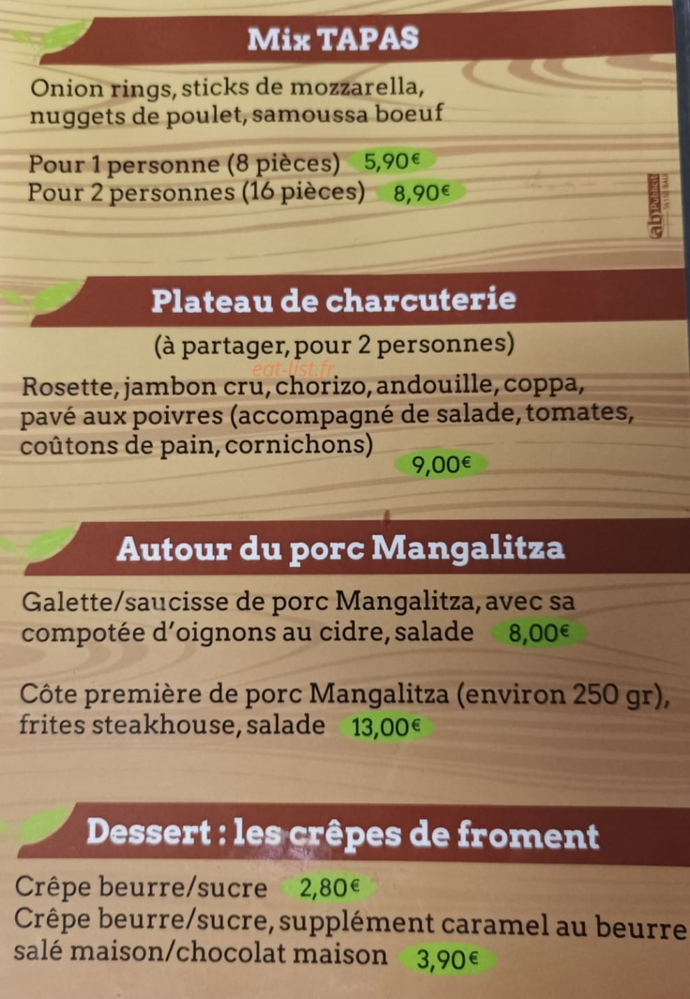 La Porcherie — carte page 1