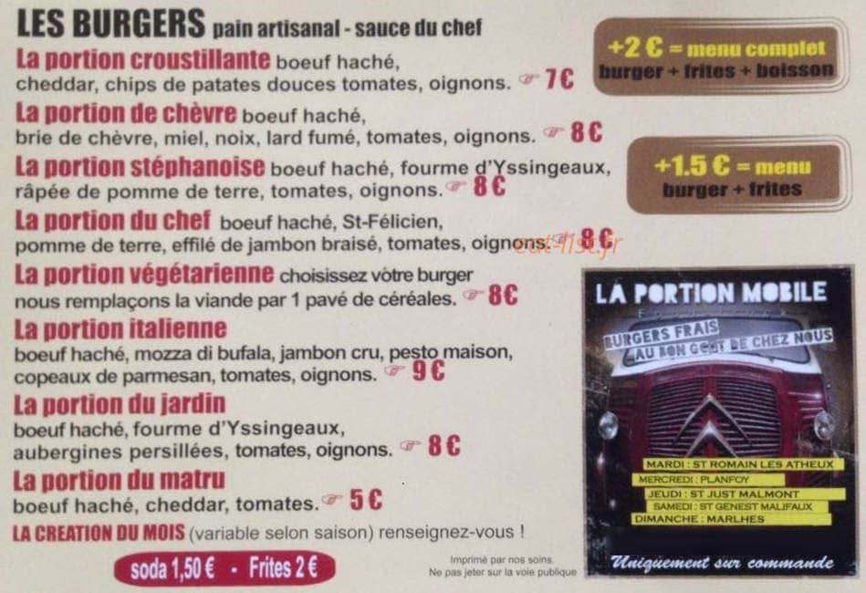 La Portion Mobile — carte page 1