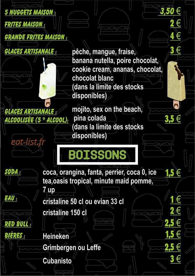 La Remorque à Burger — carte page 4