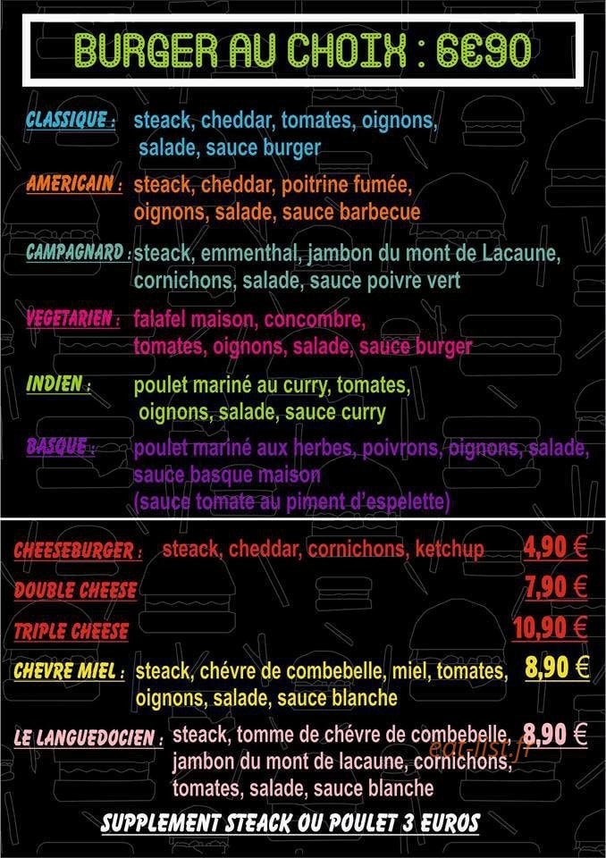 La Remorque à Burger — carte page 3