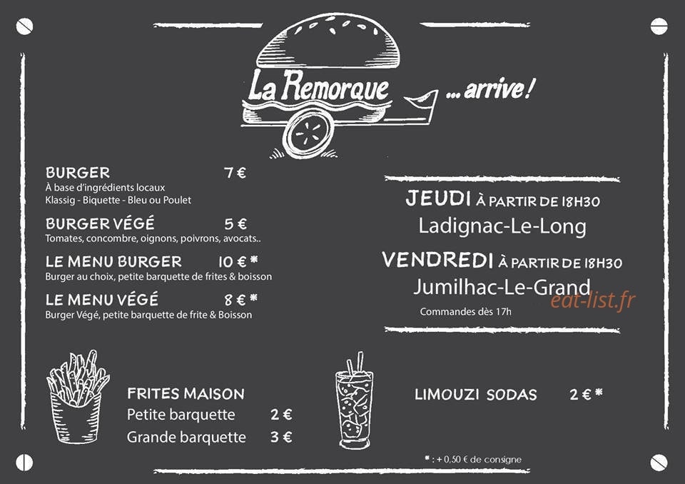 La Remorque — carte page 1