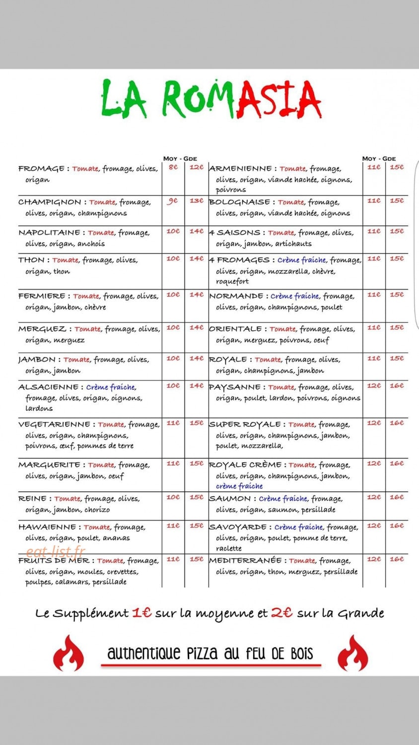 La Romasia — carte page 1