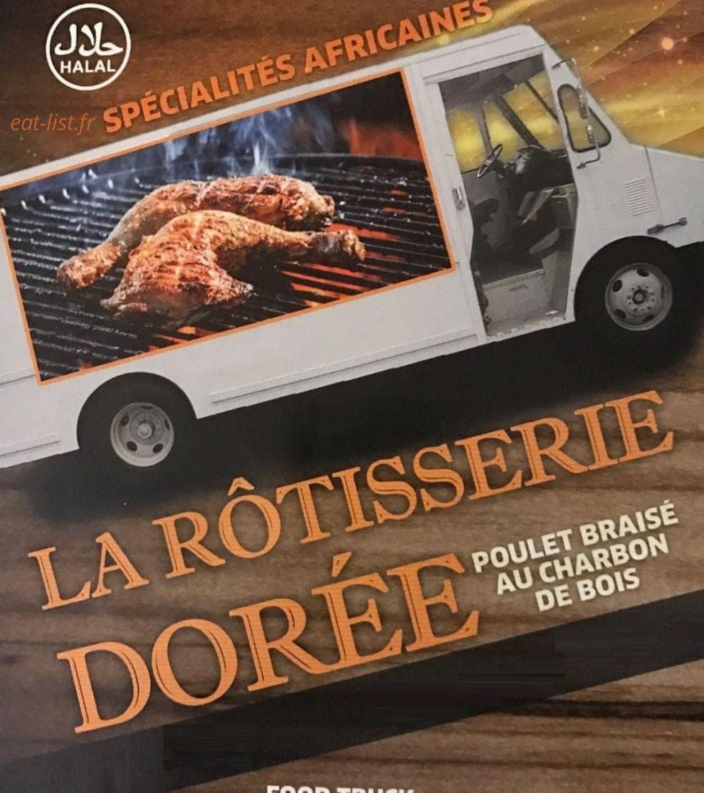 La rôtisserie dorée — carte page 1