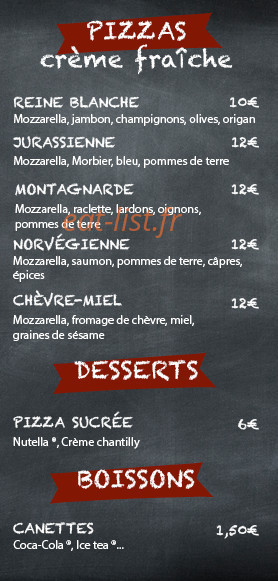 La Roulette des Saveurs — carte page 2