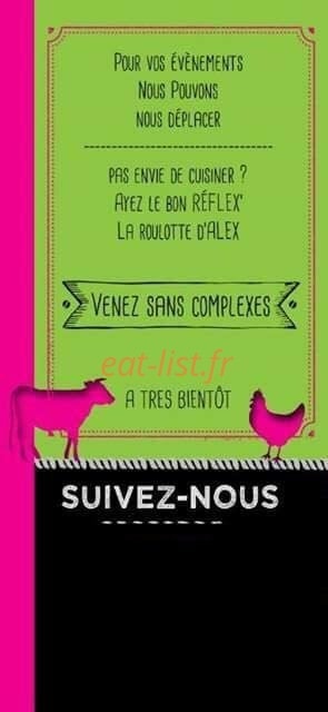 La Roulotte d'Alex — carte page 5