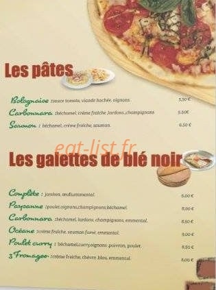 La royale pizz — carte page 3