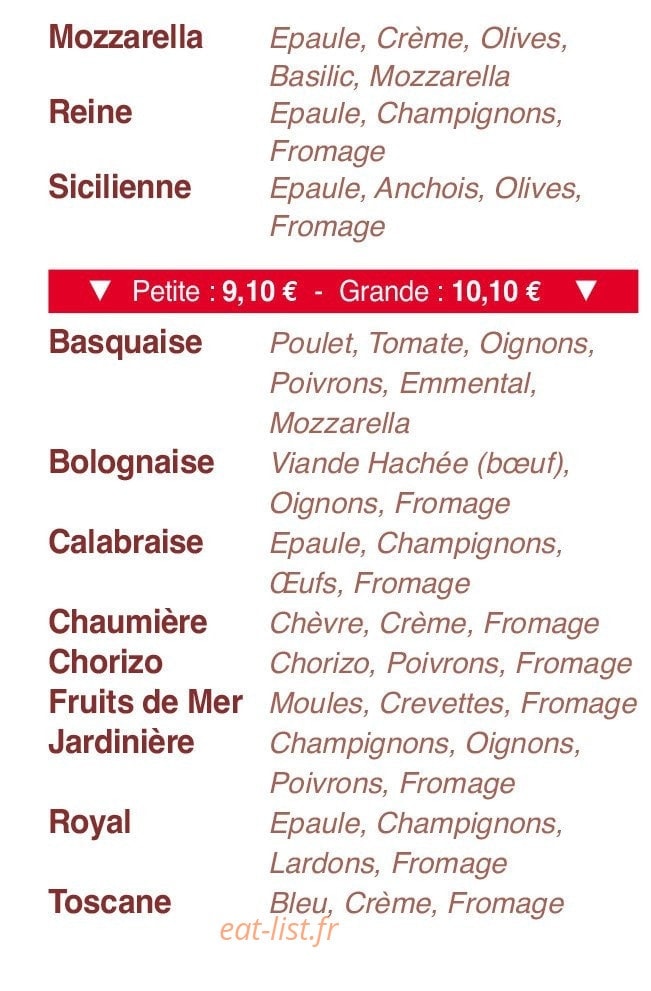 La Saga des Pizz' — carte page 3