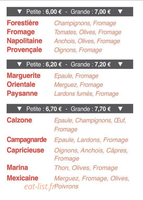 La Saga des Pizz' — carte page 2