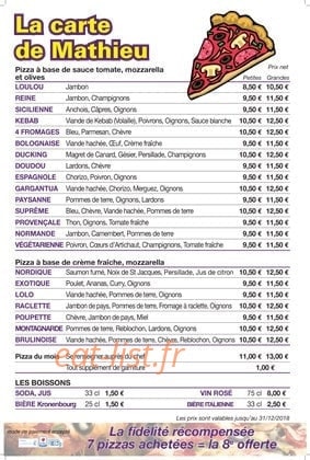 La scudéria pizza — carte page 2