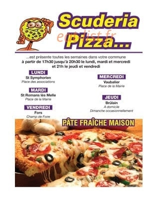 La scudéria pizza — carte page 1
