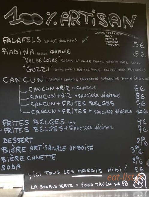 La Souris Verte — carte page 1