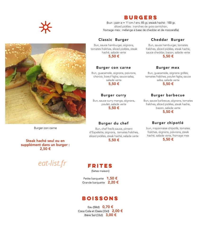 La Taqueria Nomada — carte page 3