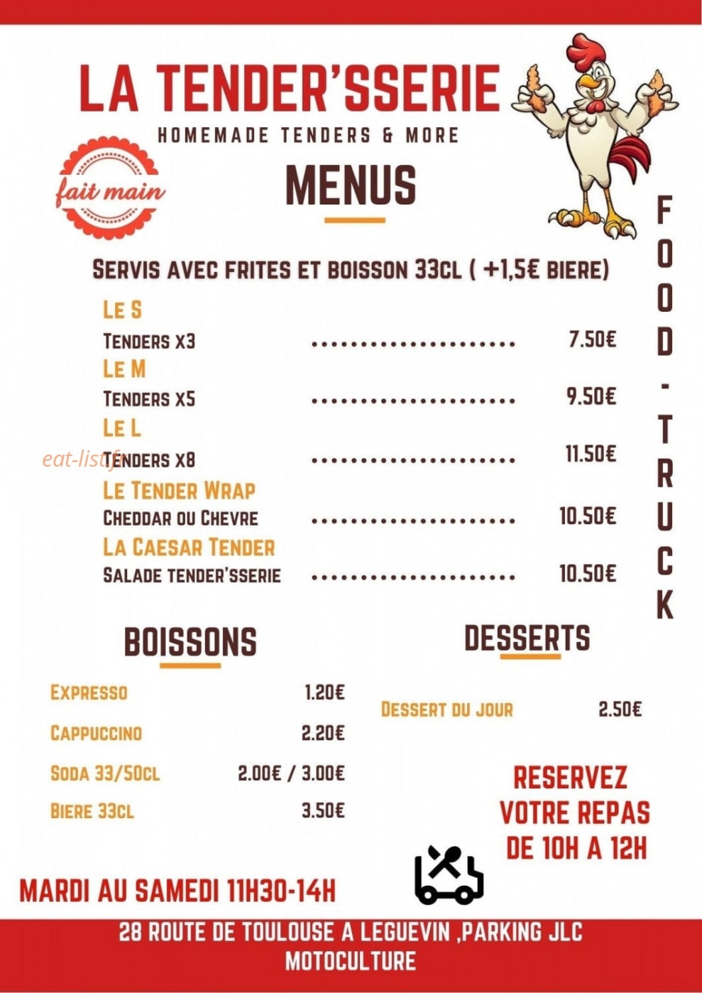 La Tendersserie — carte page 2