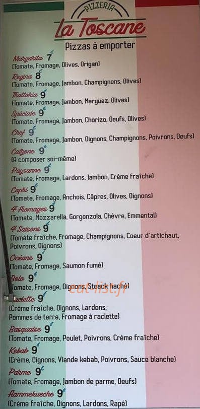 La Toscane — carte page 1