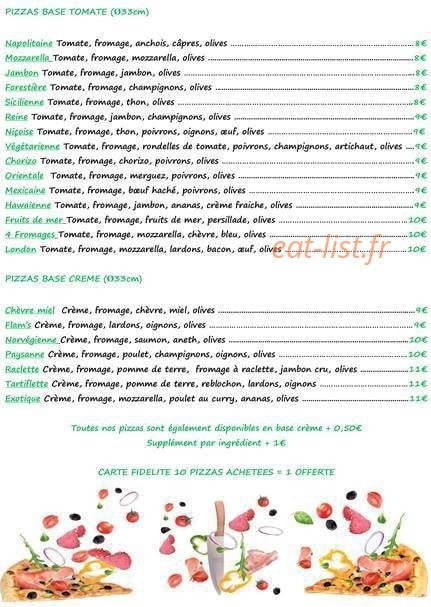 La tour de pizz' — carte page 1