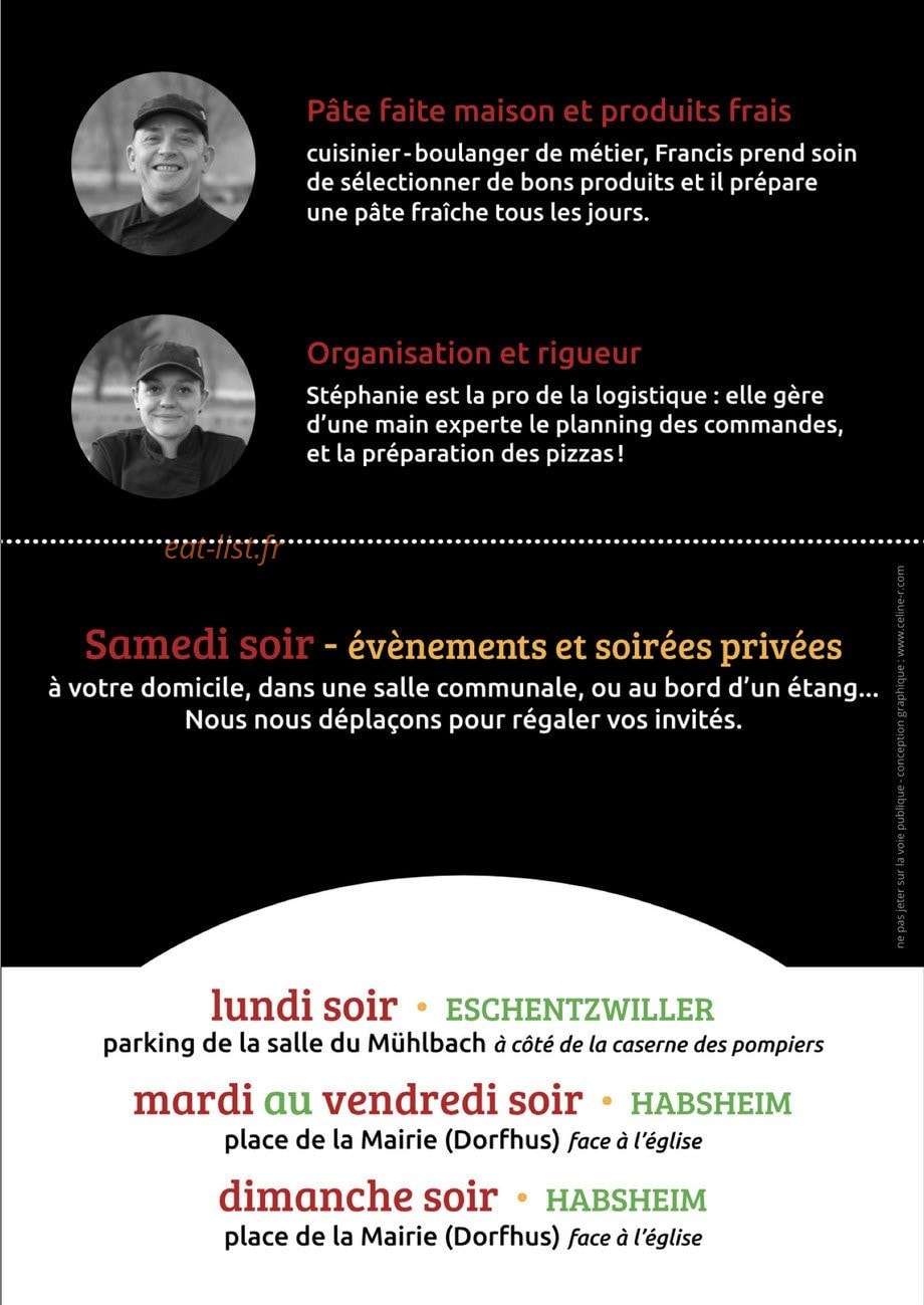 La Tour de Pizz' — carte page 4