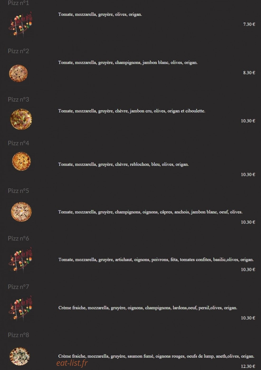 La Tour De Pizz — carte page 1
