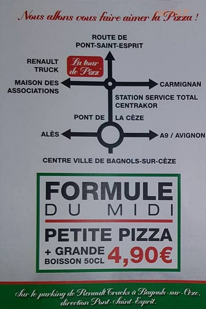 La tour de pizz' — carte page 4