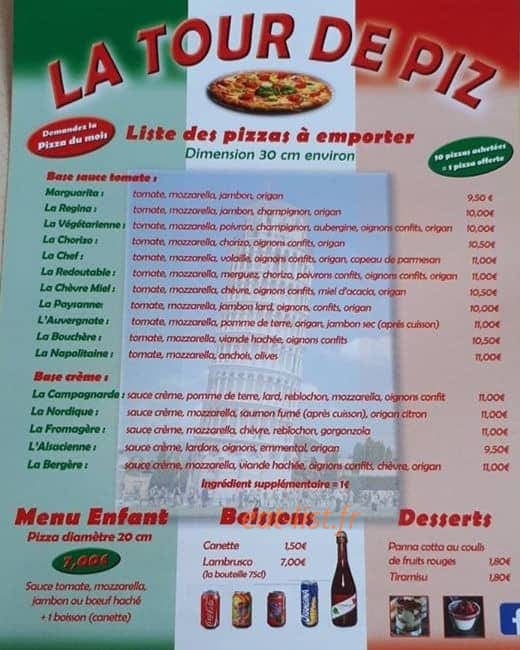 La Tour De Pizz — carte page 1