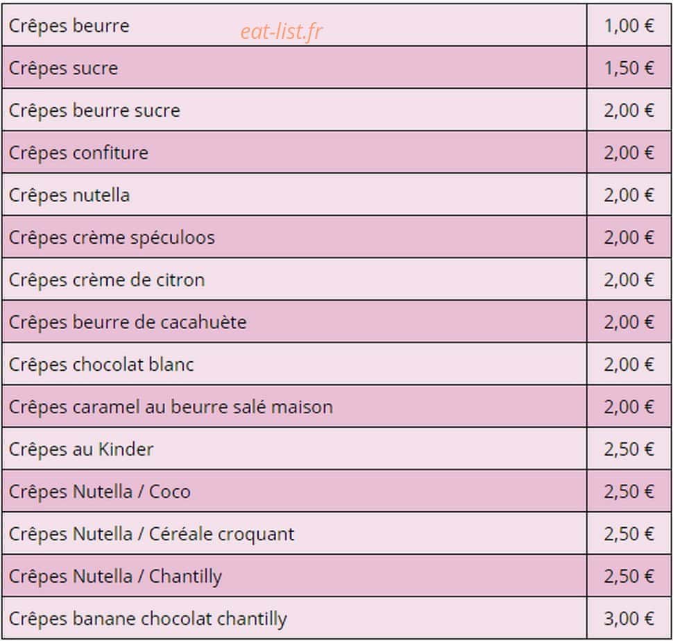 La valse des crêpes — carte page 4
