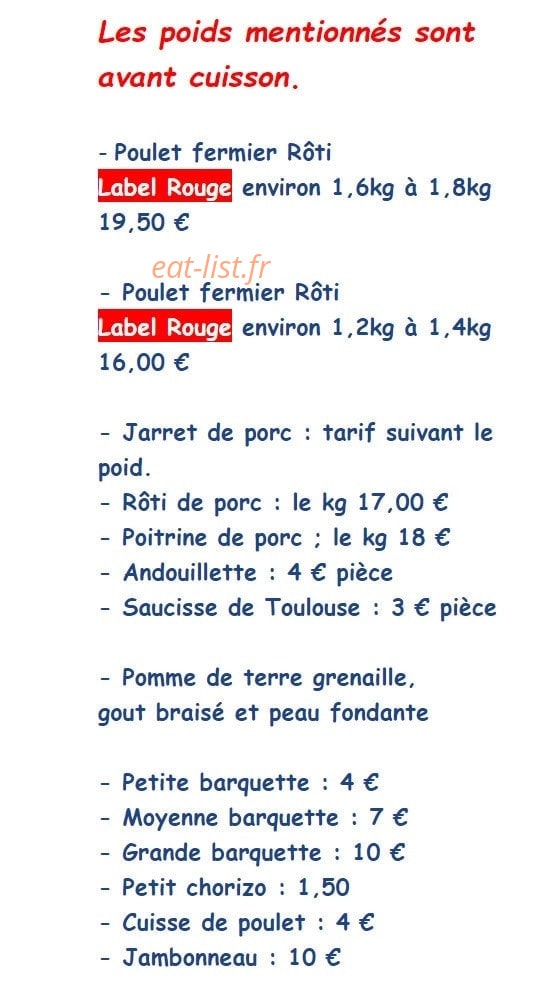 Label poulette — carte page 1
