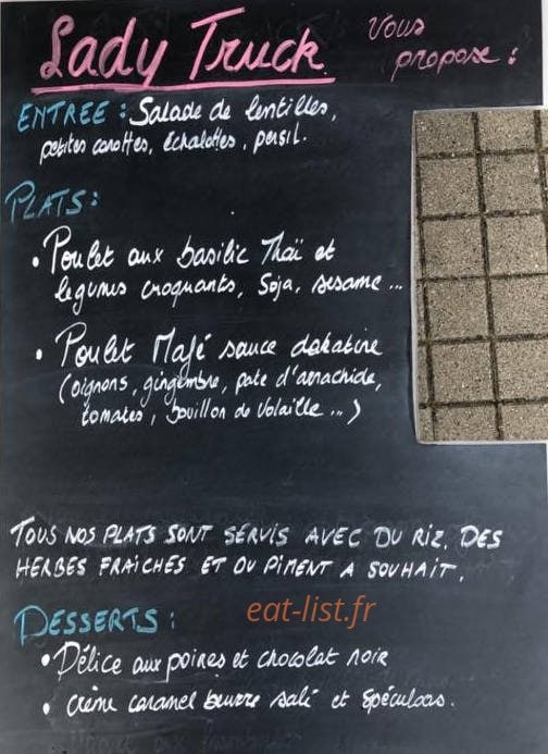 Lady Truck - Food Truck à Nantes, Orvault, Saint Herblain - menu et photos