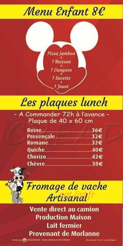 LAit Pizz’ De Manu — carte page 4