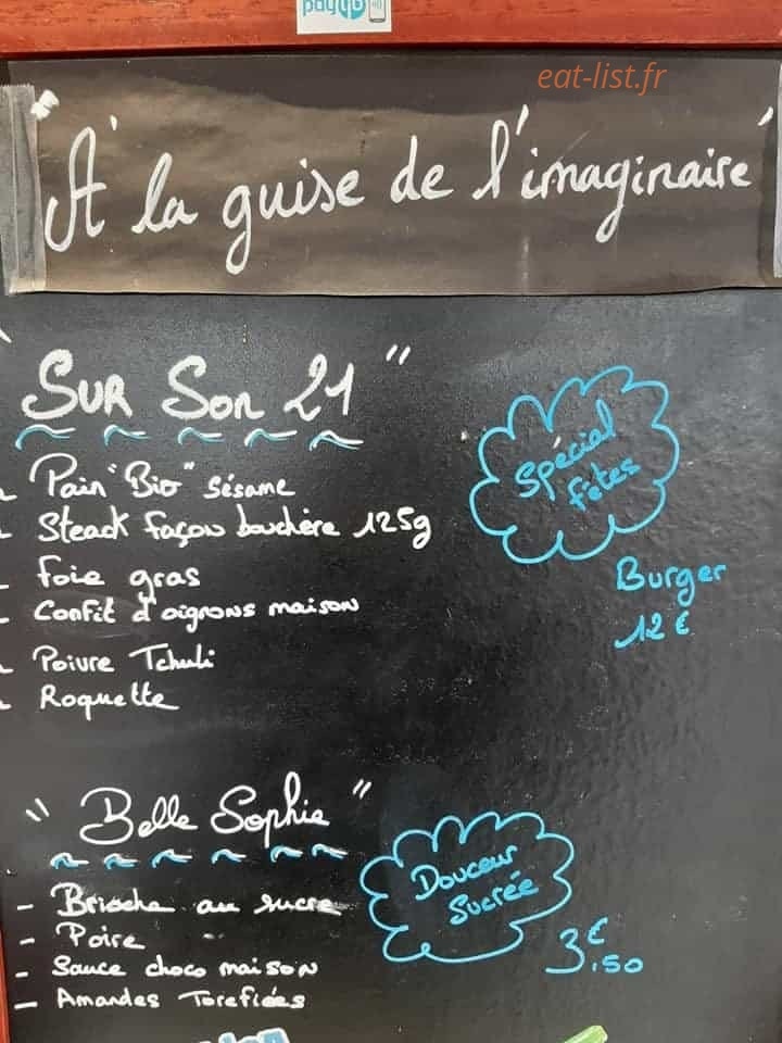 Le 21 foodtruck — carte page 1