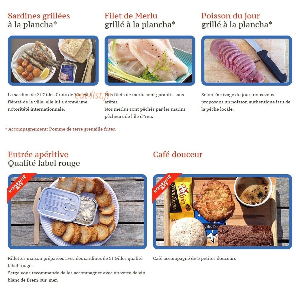 Le Banc des Sardines — carte page 1