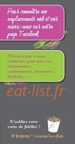 Le Bar à Pâtes — carte page 5