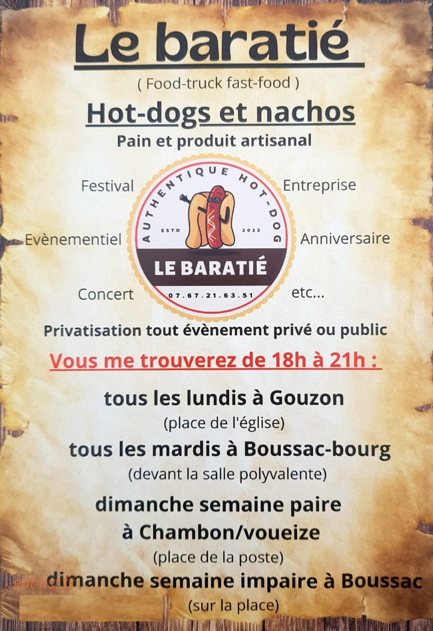 Le Baratié — carte page 1