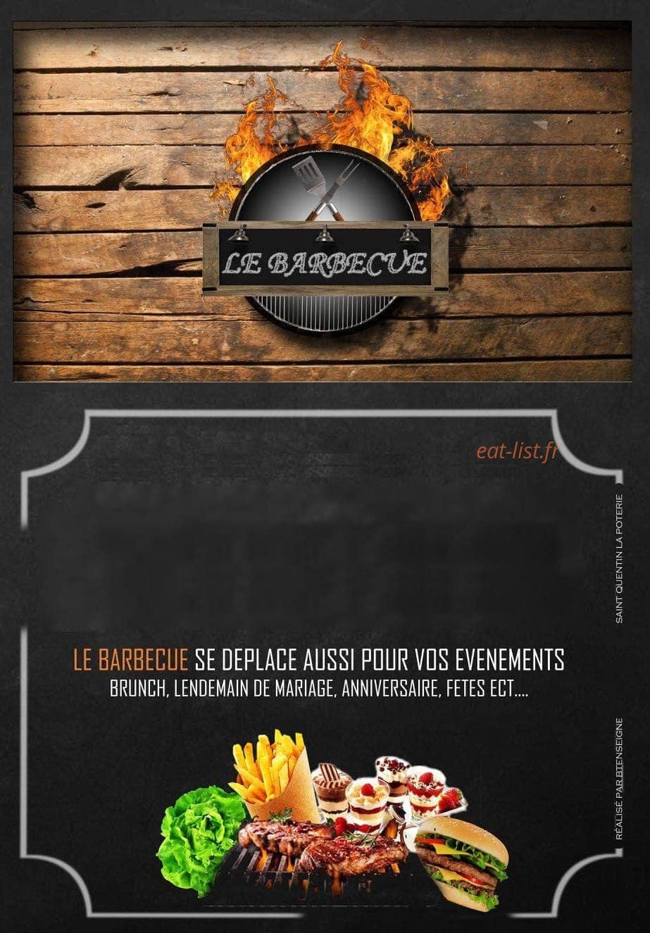 Le Barbecue — carte page 1