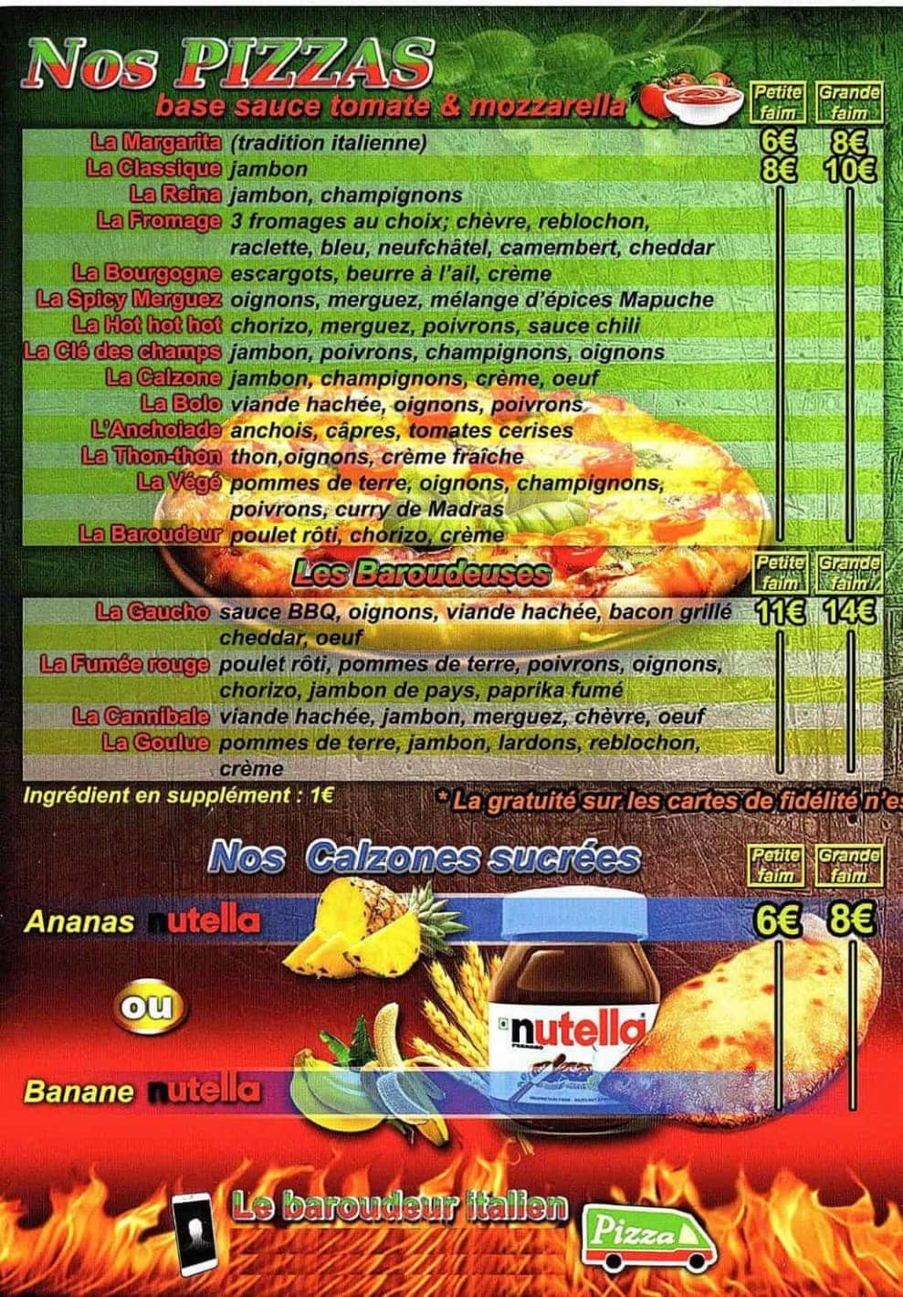 Le Baroudeur Italien — carte page 2