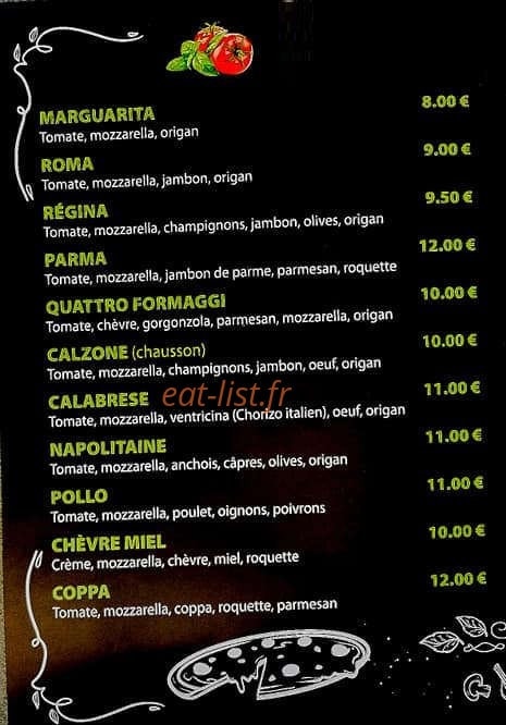 Le Basilico — carte page 2
