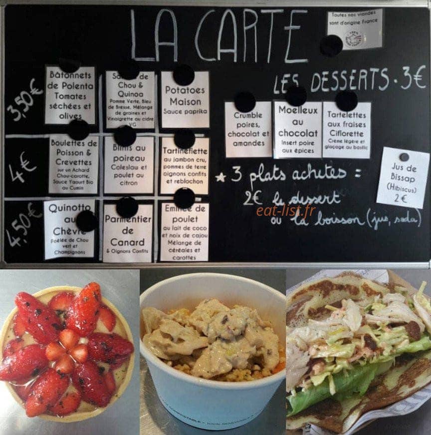 Le Bistronomade — carte page 1