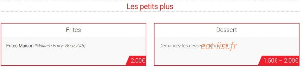 Le Bistrot Mobile — carte page 5