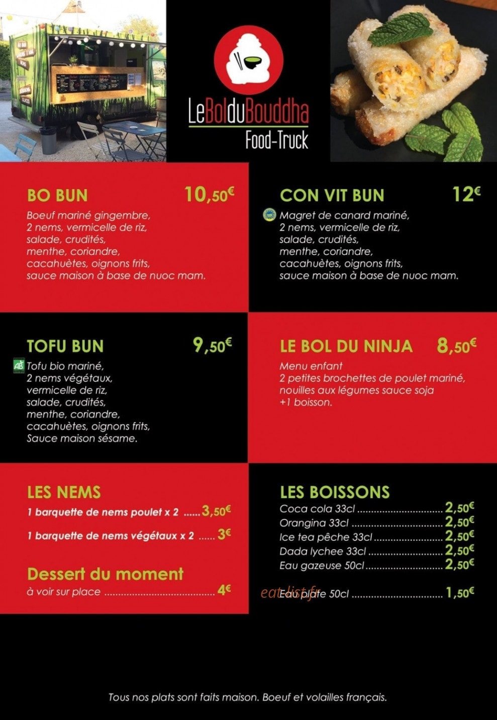 Le Bol du Bouddha — carte page 1