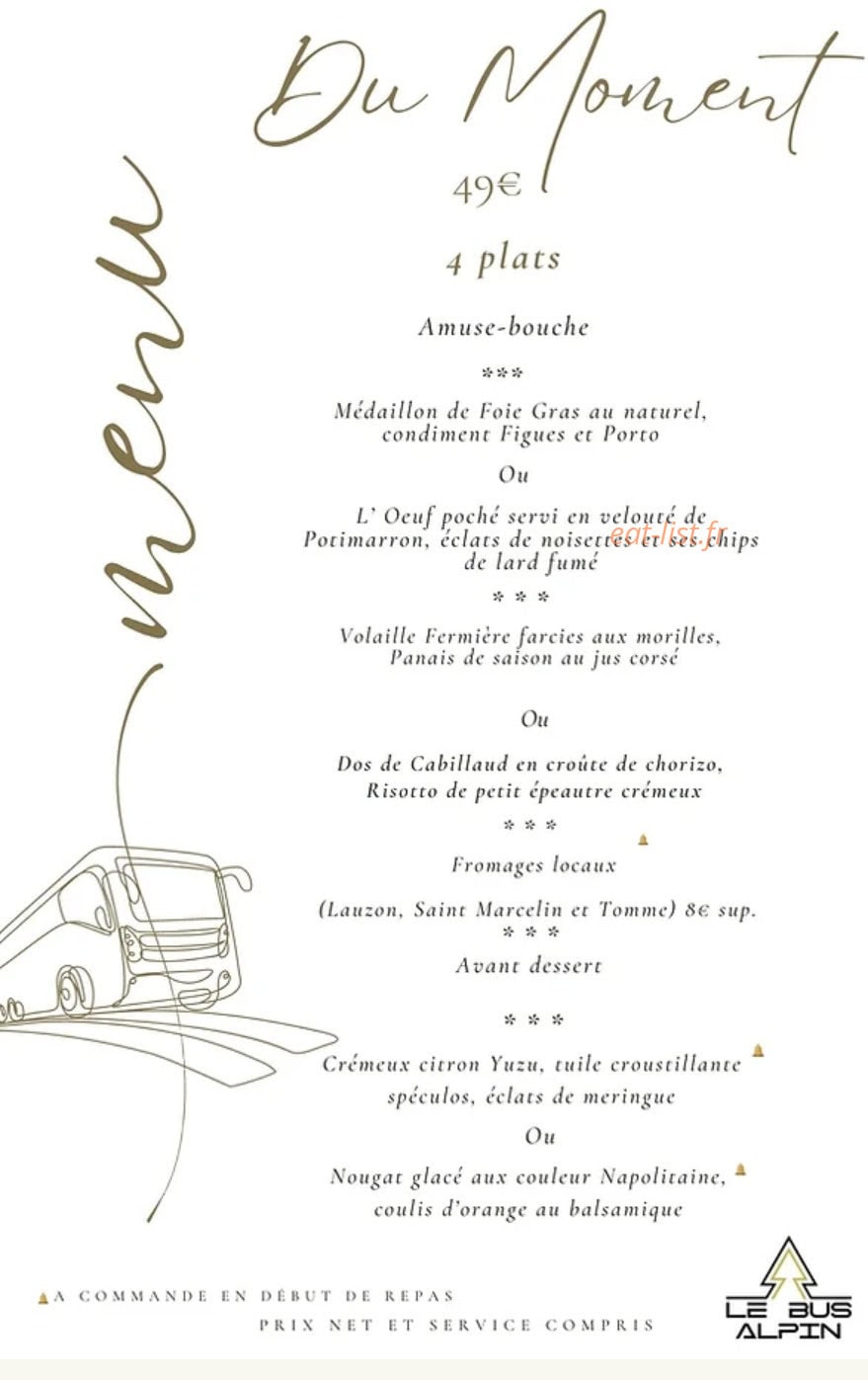 Le bus alpin — carte page 1