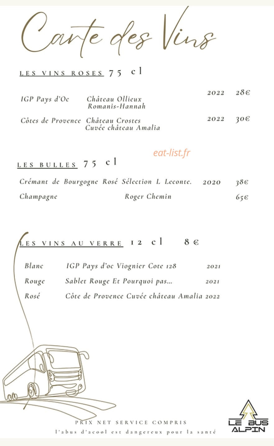 Le bus alpin — carte page 4