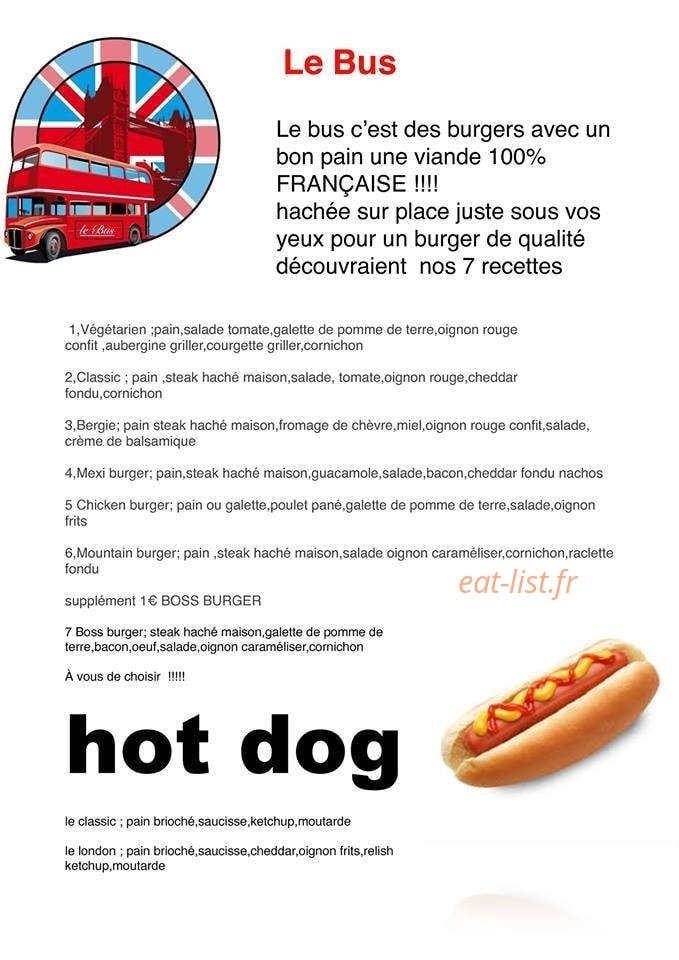 Le Bus — carte page 1