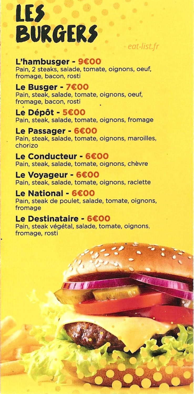 Le bus — carte page 3