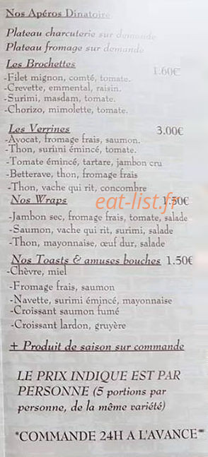 Le Cam Delice — carte page 3