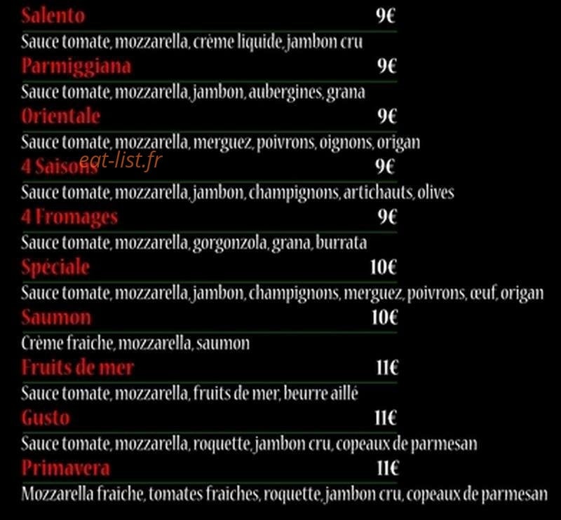 Le camion à pizza — carte page 4