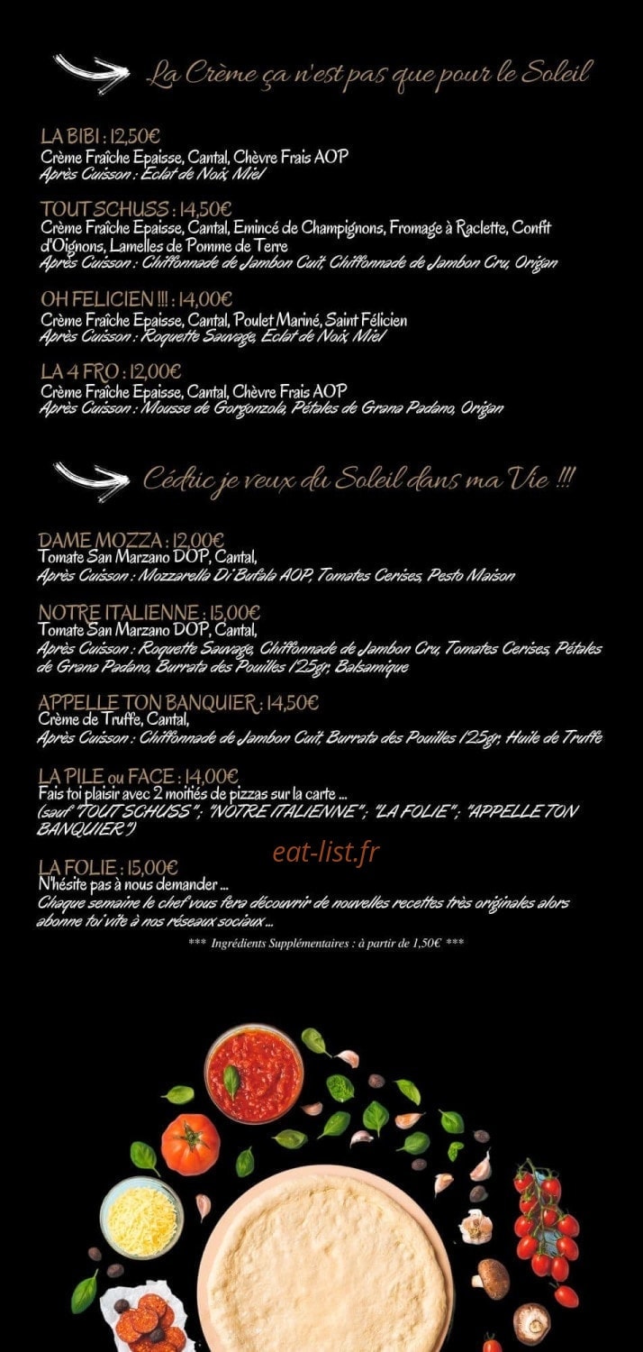 Le Camion De Cedric — carte page 2