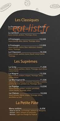 Le Camion De Greg — carte page 2