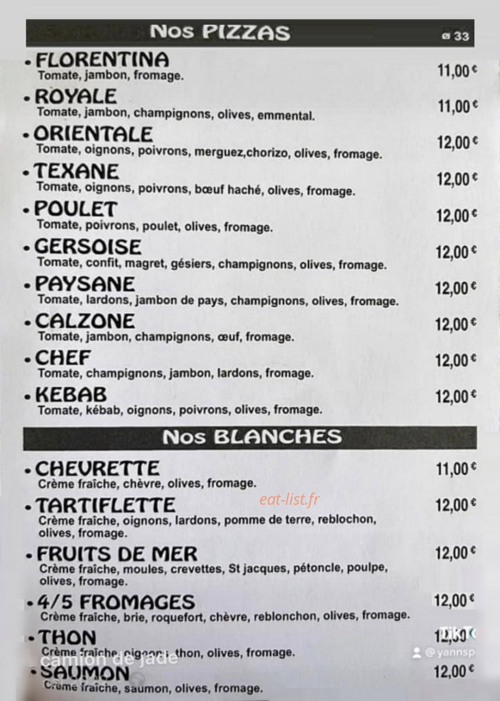 Le camion de jade — carte page 1