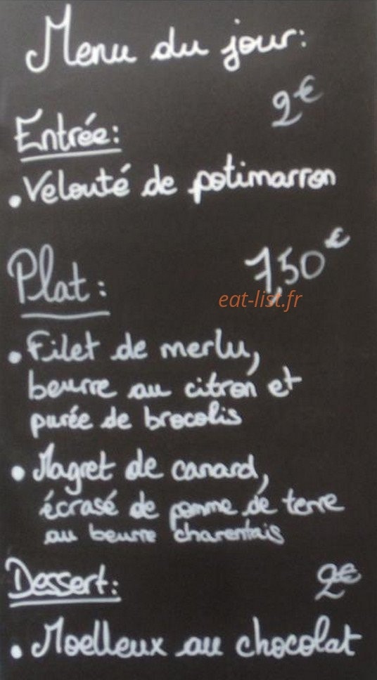 Le Camion de la Ferme — carte page 1